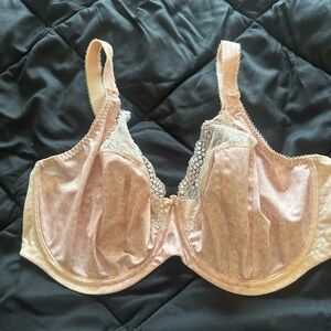 Elomi Soft Pink Lace Underwire Full Cup Bra